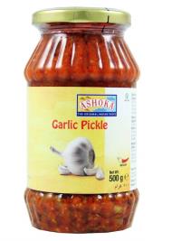 GARLIC PICKLE MEDIUM 500G ASHOKA